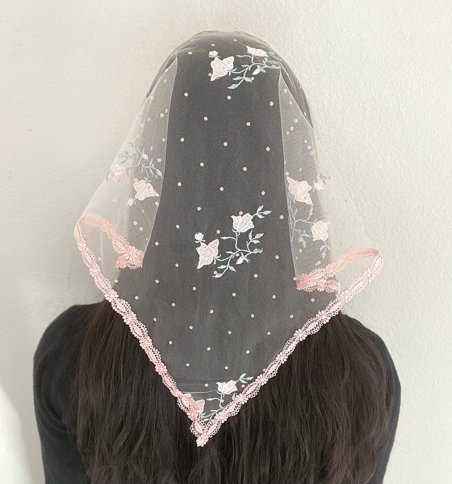 Queen of Confessors Triangle Veil - Girls-Girls Veil-Mama Mary & Me