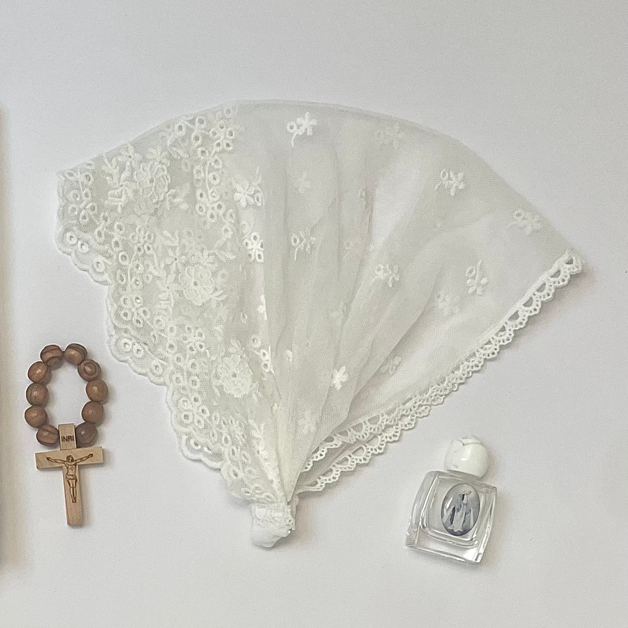 Queen of Virgins - Baby Headband Veil