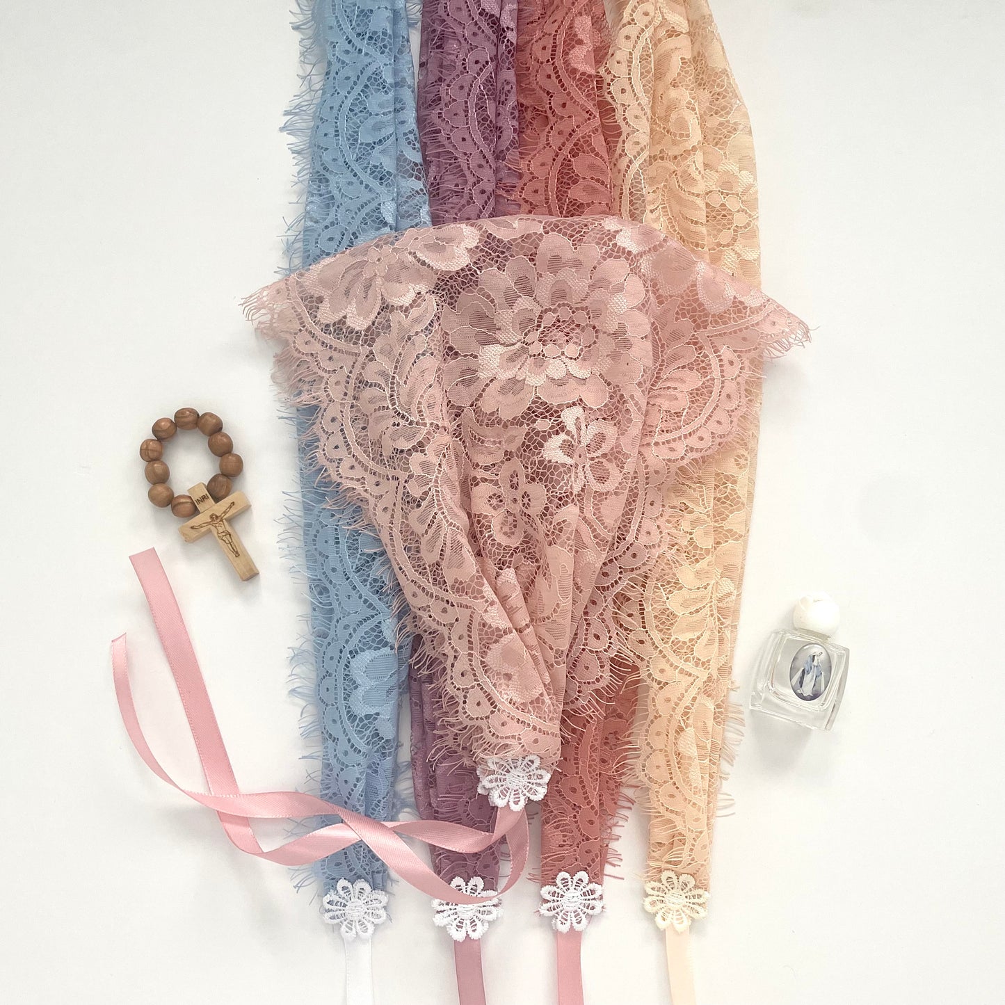 Ark of the Covenant - Headband Veil with Ties