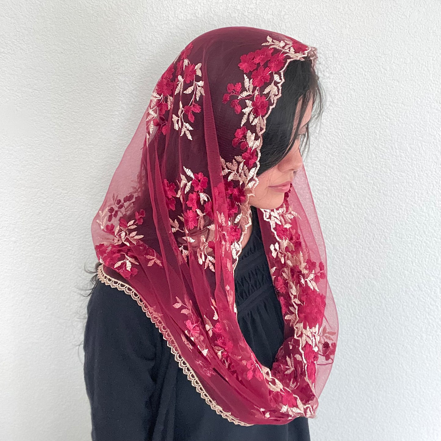 Queen of Families Infinity Veil - Women (Copy)-Women Veil-Mama Mary & Me