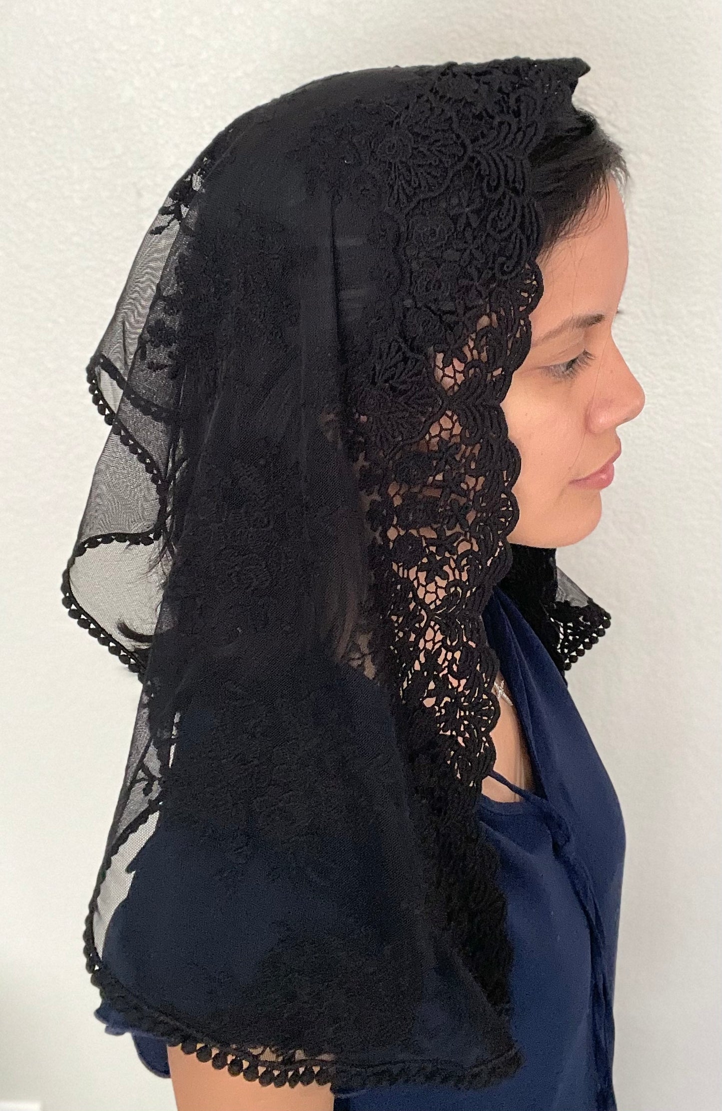 Queen of All Saints Shawl Veil - Girls-Girls Veil-Mama Mary & Me
