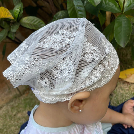 Virgin Most Prudent- Baby Headband Veil Mama Mary & Me