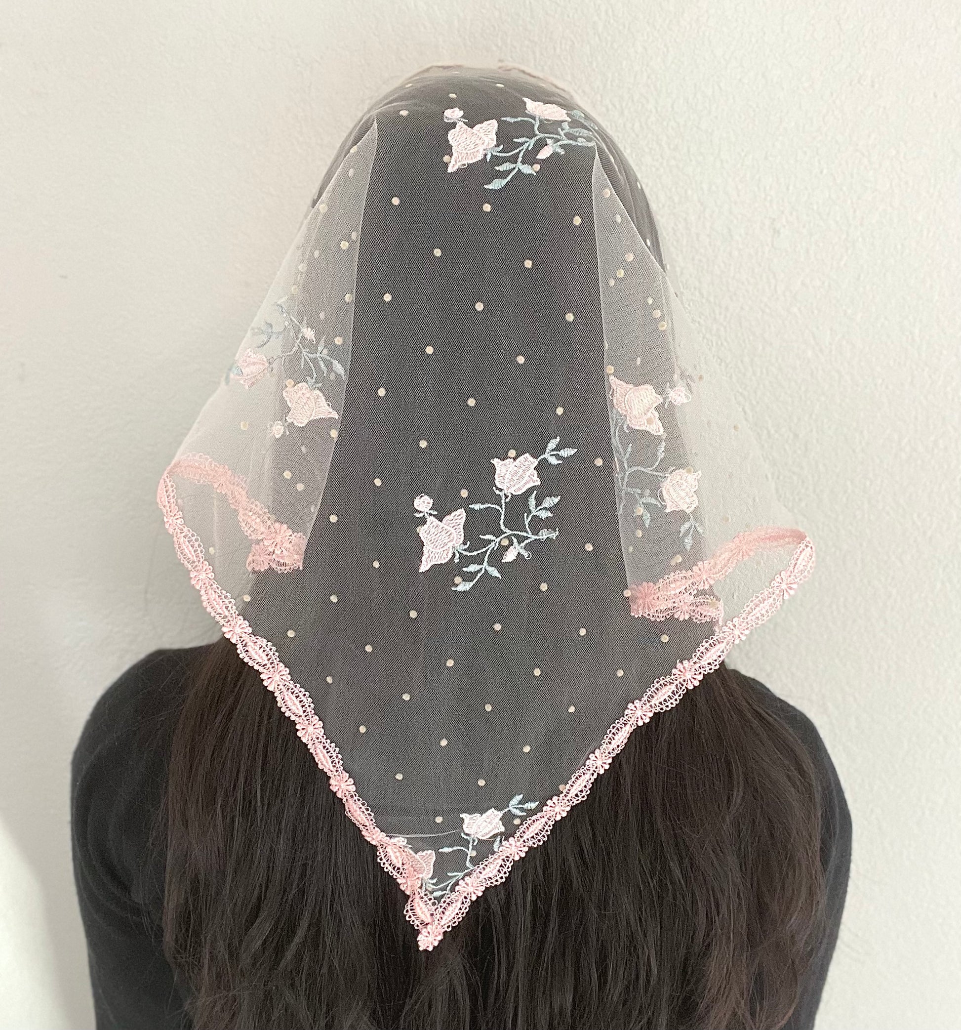 Queen of Confessors Triangle Veil - Girls-Girls Veil-Mama Mary &amp; Me