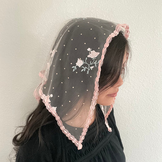 Queen of Confessors Triangle Veil - Girls-Girls Veil-Mama Mary &amp; Me
