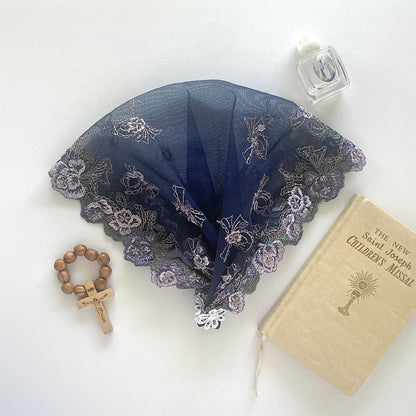Queen of the Most Holy Rosary - Baby Headband Veil