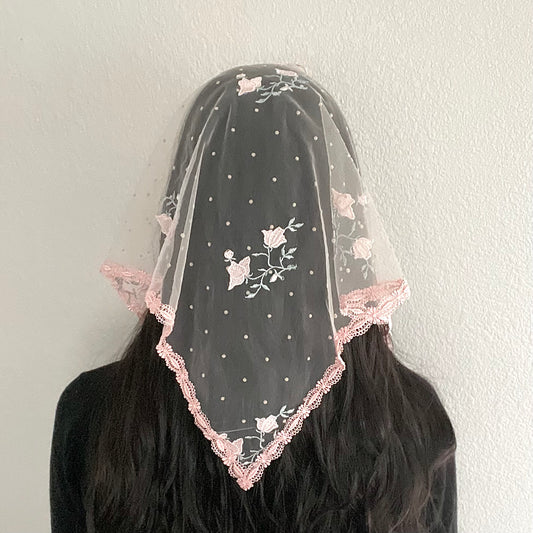 Queen of Confessors Triangle Veil - Girls-Girls Veil-Mama Mary &amp; Me