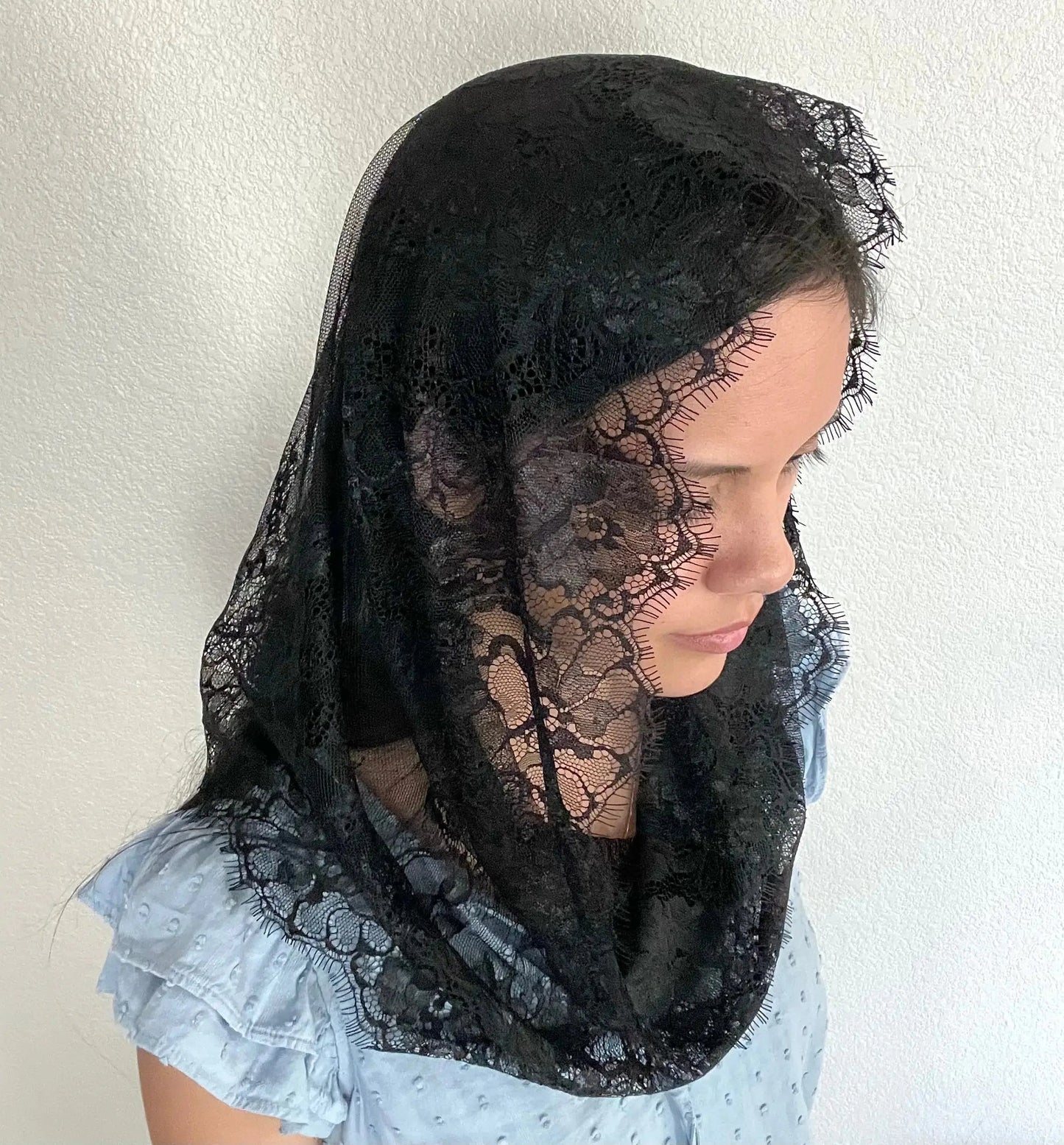 Mirror of Justice Infinity Veil - Girls-Girls Veil-Black-Mama Mary &amp; Me