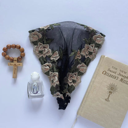 Holy Virgin of Virgins - Baby Headband Veil Mama Mary & Me