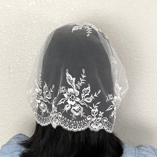 Queen of Patriarchs - Headband Veil with Ties