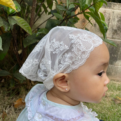 Virgin Most Prudent- Baby Headband Veil