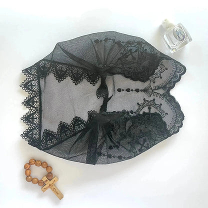 Mother of Christ - Baby Headband Veil Mama Mary & Me