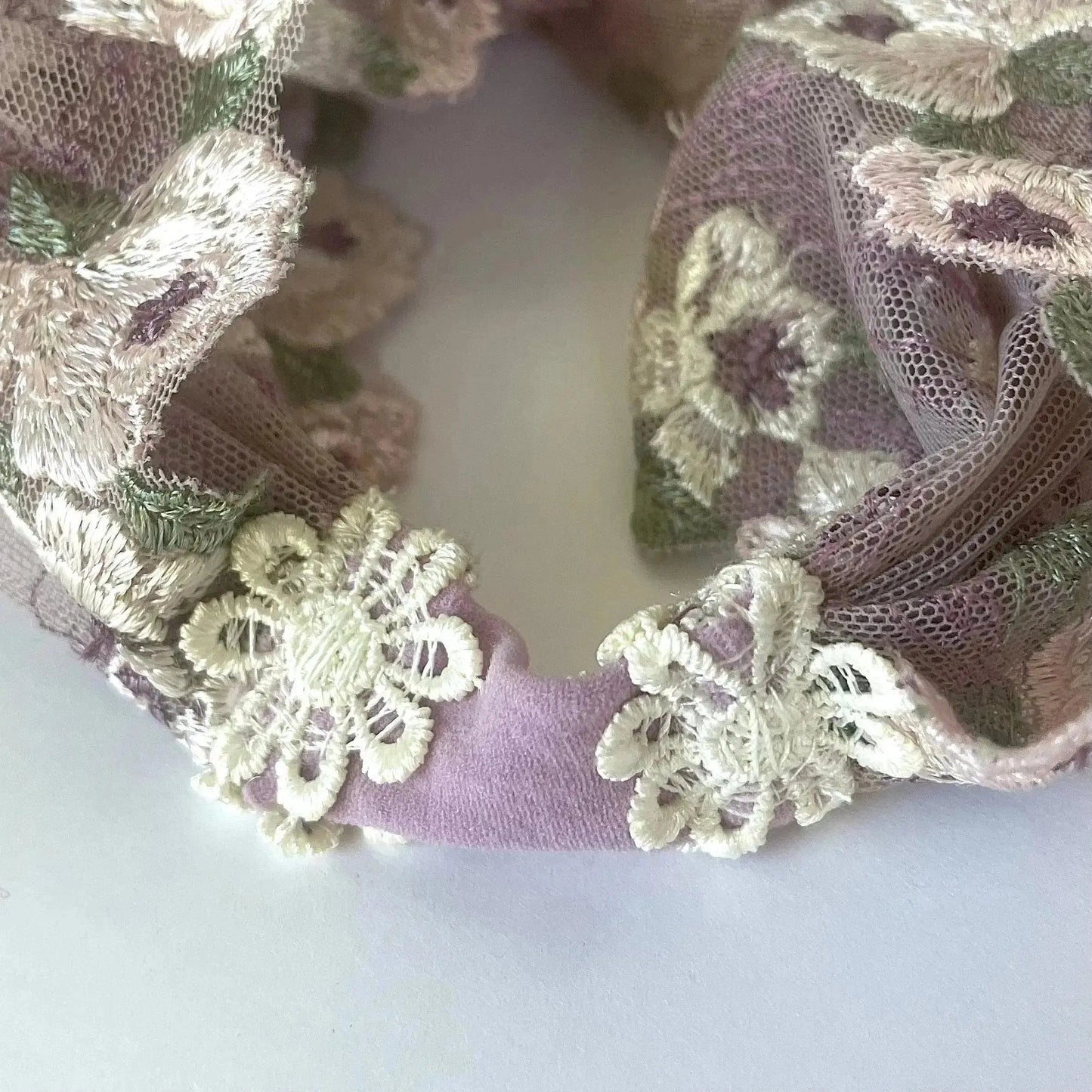 Queen of the Most Holy Rosary - Baby Headband Veil Mama Mary & Me