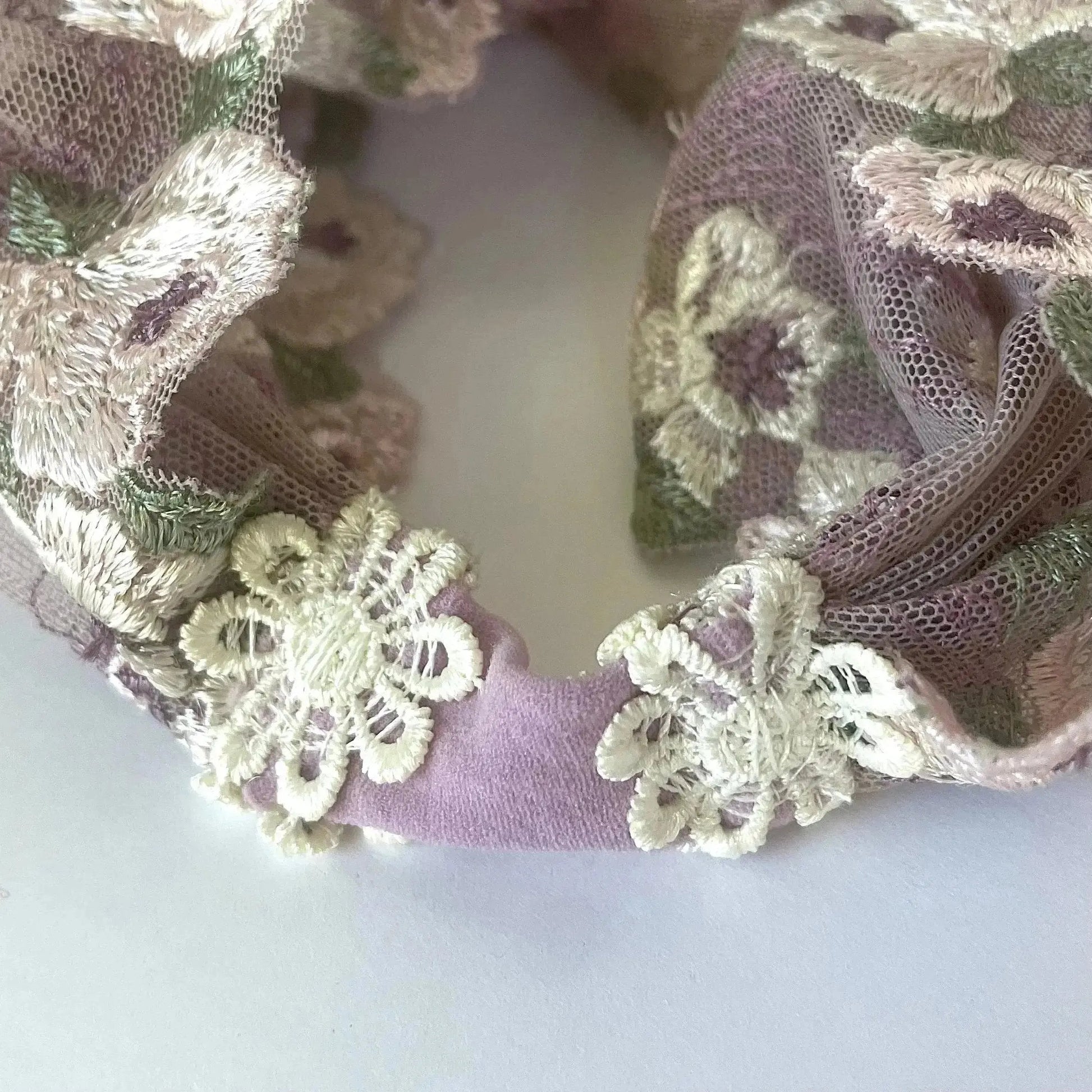 Queen of the Most Holy Rosary - Baby Headband Veil Mama Mary & Me