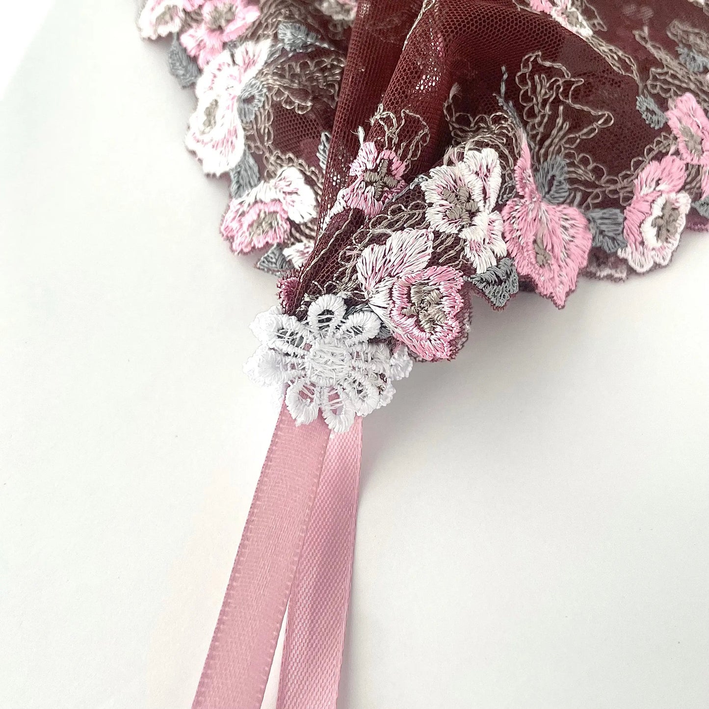 Queen of the Most Holy Rosary - Headband Veil with Ties Mama Mary & Me