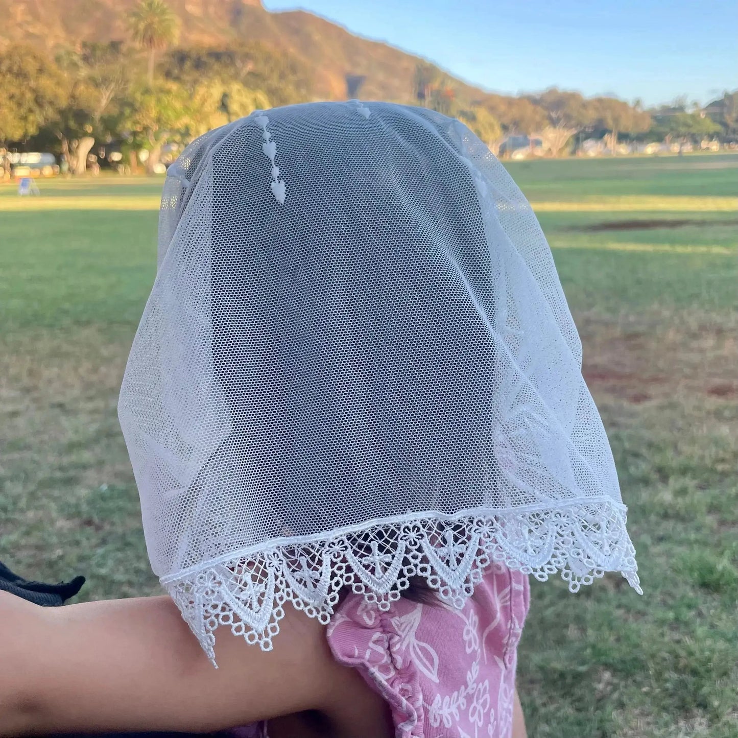 Mother of Christ - Baby Headband Veil Mama Mary & Me