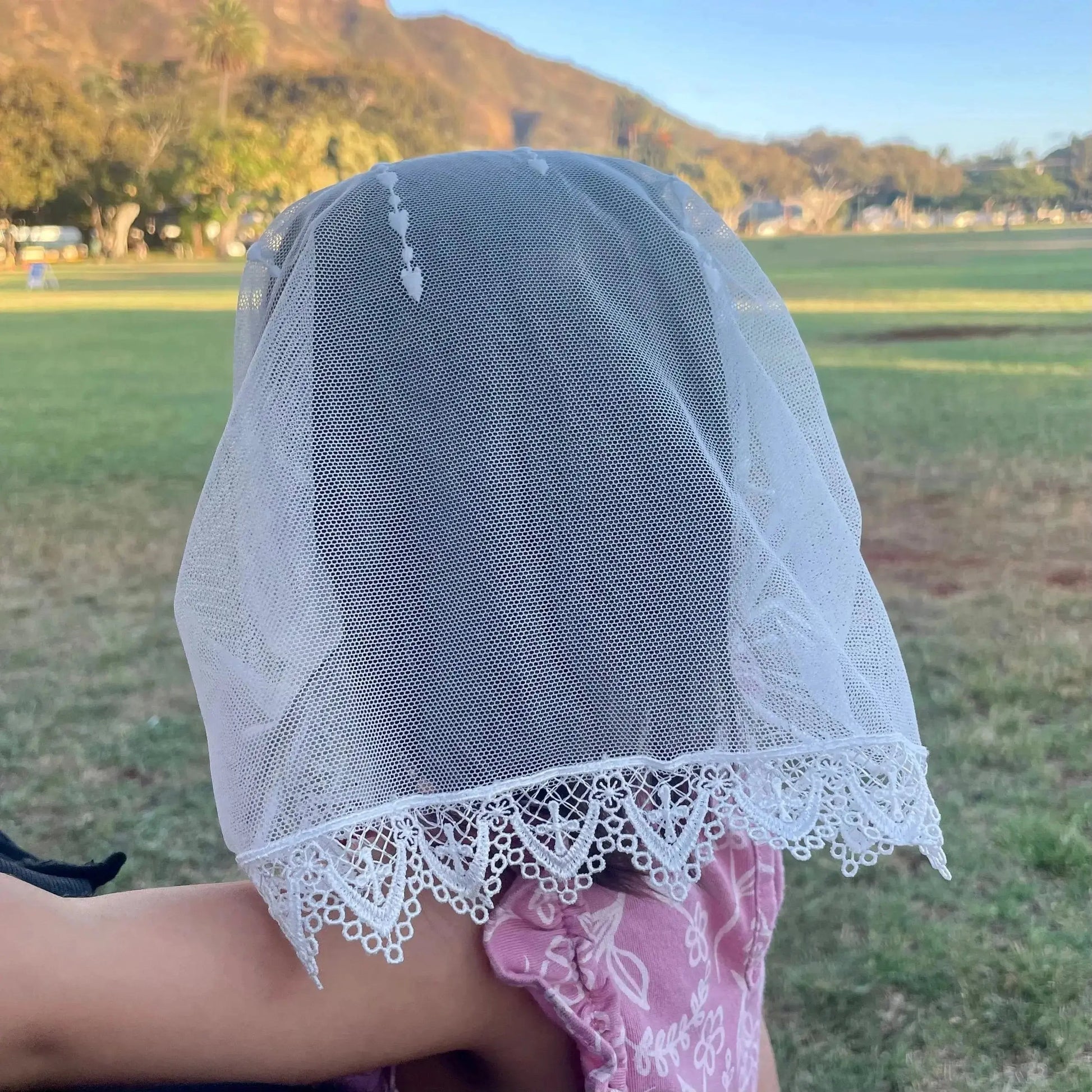 Mother of Christ - Baby Headband Veil Mama Mary & Me