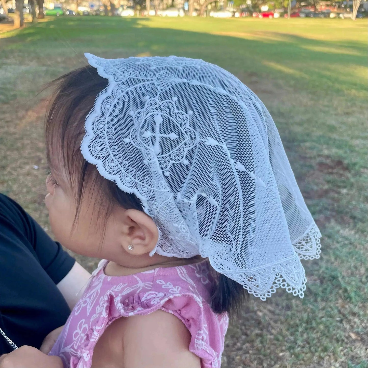 Mother of Christ - Baby Headband Veil Mama Mary & Me