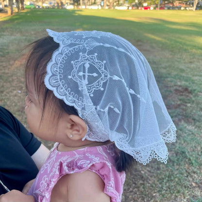 Mother of Christ - Baby Headband Veil Mama Mary & Me